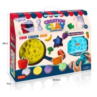 Woopie 31 dalių kurybinis kulinarinis plastilino rinkinys