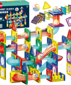 Woopie 3D magnetinis rutuliukų takelis – šviečiantys elementai