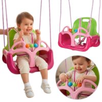Woopie 3in1 rožinė supynė