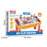 Woopie 40 dalių kūrybinis plastilino stalas