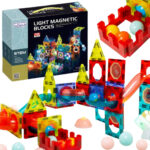 Woopie 49 dalių magnetinės kaladėlės