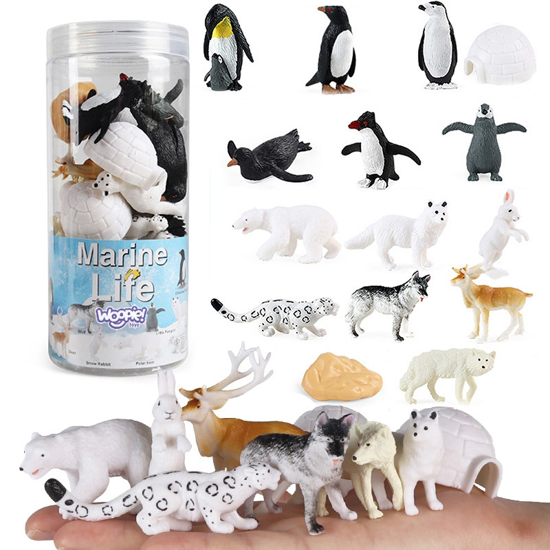 Woopie Arkties gyvūnų figūrėlių rinkinys