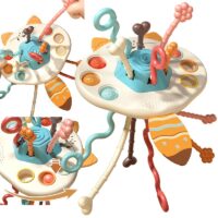 Woopie Montessori „Tug Toy“ lapiuko sensorinis kramtukas
