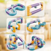 Woopie magnetinė trasa – 54 dalių STEM konstruktorius
