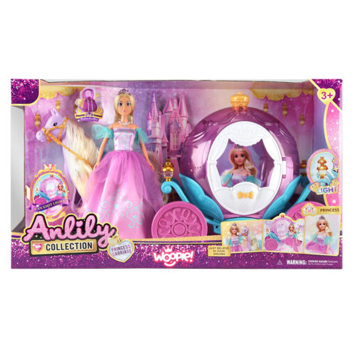 Woopie princesės lėlė su karieta