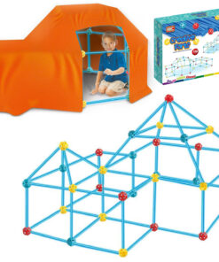 Woopie „Construction Set“ – 128 dalių statybų rinkinys su vamzdeliais
