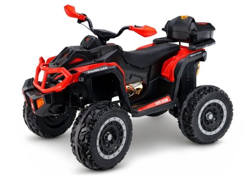 XW‑08 raudonas 4×4 12V keturratis