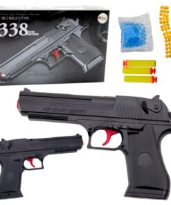 Žaislinis pistoletas 338 su šoviniais