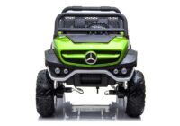 Žalias elektrinis Mercedes Unimog 4×4 vaikams