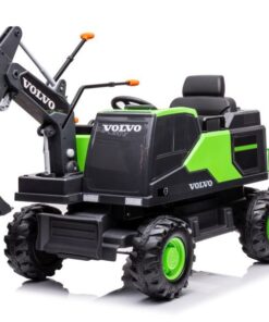 Žalias elektrinis ekskavatorius Volvo DK‑VE888 vaikams
