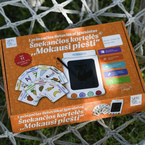 Lietuviškai įgarsintos Šnekančios kortelės „Mokausi piešti“ su garsiniais kortelių apibūdinimais, kalbančios lietuviškai - Image 5
