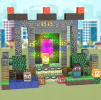 Šviečiančios magnetinės kaladėlės „Pixel“ – 180 dalių konstruktorius su LED elementais. - Image 3
