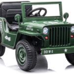 „JH‑103“ karinė žalia 4×4 elektrinė mašina – 12V