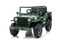 „JH‑103“ karinė žalia 4×4 elektrinė mašina – 12V