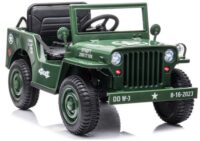 „JH‑103“ karinė žalia 4×4 elektrinė mašina – 12V