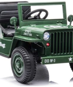 „JH‑103“ karinė žalia 4×4 elektrinė mašina – 12V