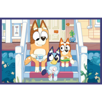 „Linksmieji Bluey nuotykiai“ – dėlionė 2×24 detalių
