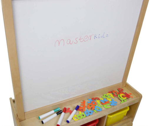 „MASTERKIDZ“ dvipusė kreidinė ir magnetinė rašymo lenta.