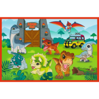 „Mažieji dinozaurai“ – dėlionė 2×24 detalių