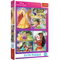 „Pasakiškos dienos“ – Disney Princesės dėlionė 2×70 detalių