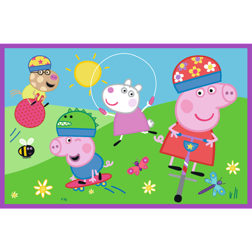 „Peppa žaidimų aikštelėje“ – dėlionė 2×24 detalių