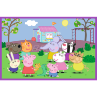 „Peppa žaidimų aikštelėje“ – dėlionė 2×24 detalių