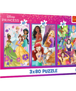 „Princesių draugės“ – dėlionė 3×80 detalių