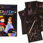 „Scratch“ braižymo knygelė vaikams – Karalystės pasaulis