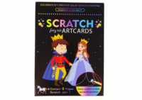 „Scratch“ braižymo knygelė vaikams – Karalystės pasaulis