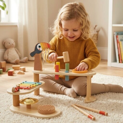 „TOOKY TOY“ edukacinis muzikinis staliukas – „Toucan“.