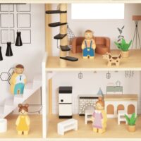 „TOOKY TOY“ medinis lėlių namas