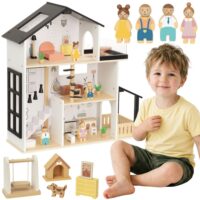 „TOOKY TOY“ medinis lėlių namas