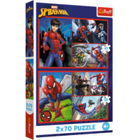 „Voro istorijos“ – Spiderman dėlionė 2×70 detalių