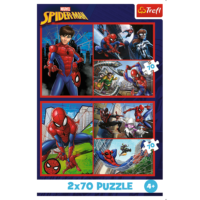 „Voro istorijos“ – Spiderman dėlionė 2×70 detalių