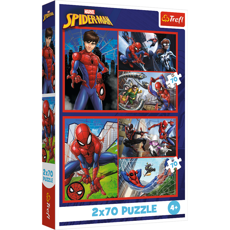 „Voro istorijos“ – Spiderman dėlionė 2×70 detalių