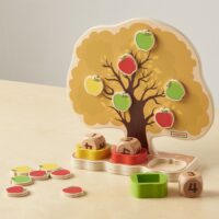 ✔ MASTERKIDZ medinis obelų medis – skaičiavimo mokymasis