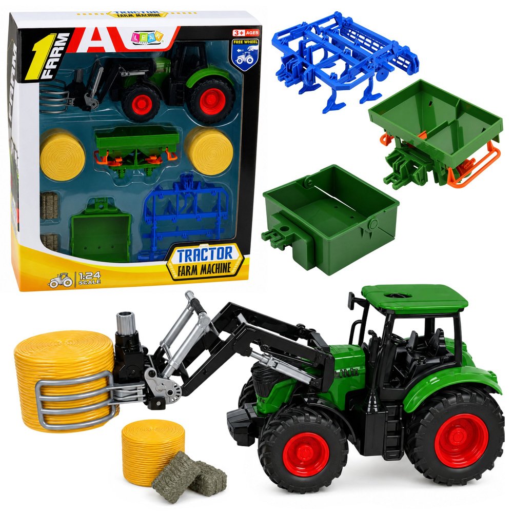 1:24 mastelio traktoriaus rinkinys vaikams