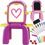 2in1 dvipusė piešimo lenta – magnetinė + kreidinė