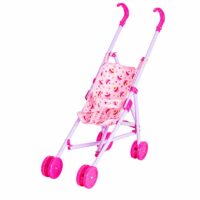 30cm interaktyvi lėlė su vežimėliu