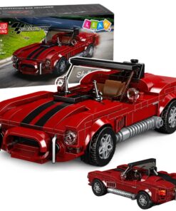 391 detalių klasikinio automobilio konstruktorius su ekspozicine dėže