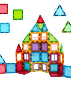 3D magnetinės kaladėlės – 45 el.