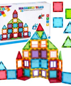 3D magnetinės kaladėlės – 45 el.