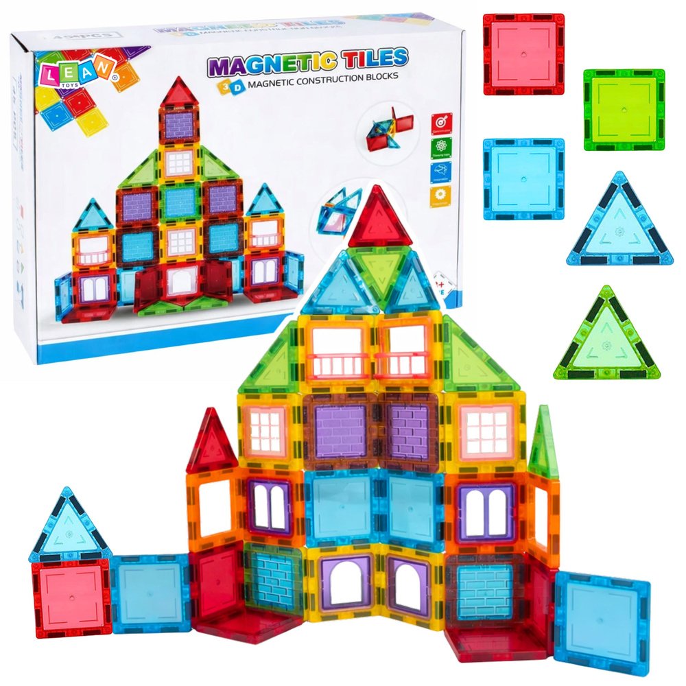 3D magnetinės kaladėlės – 45 el. 3D magnetinės kaladėlės – 45 el.