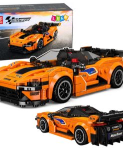 423 detalių sportinio automobilio konstruktorius su ekspozicine dėže
