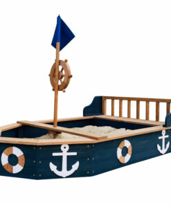AXI Doris Boat medinė laivo formos smėlio dėžė