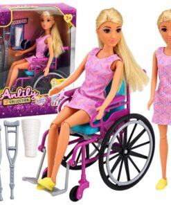 Anlily lėlė su vežimėliu