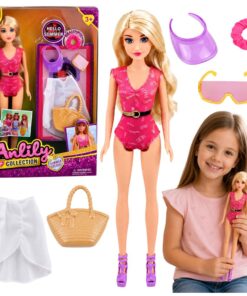 Anlily vasaros lėlė su paplūdimio aksesuarais