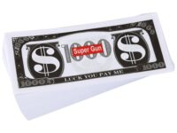 Auksinė Money Gun pinigų šaudyklė – su banknotais