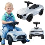 BIG Bobby Car Mercedes AMG GT – premium klasės važiuoklė mažiesiems vairuotojams