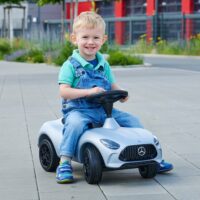BIG Bobby Car Mercedes AMG GT – premium klasės važiuoklė mažiesiems vairuotojams